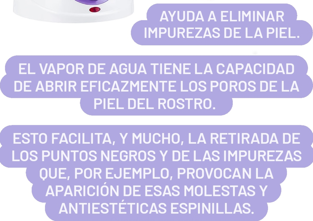 Vaporizador facial