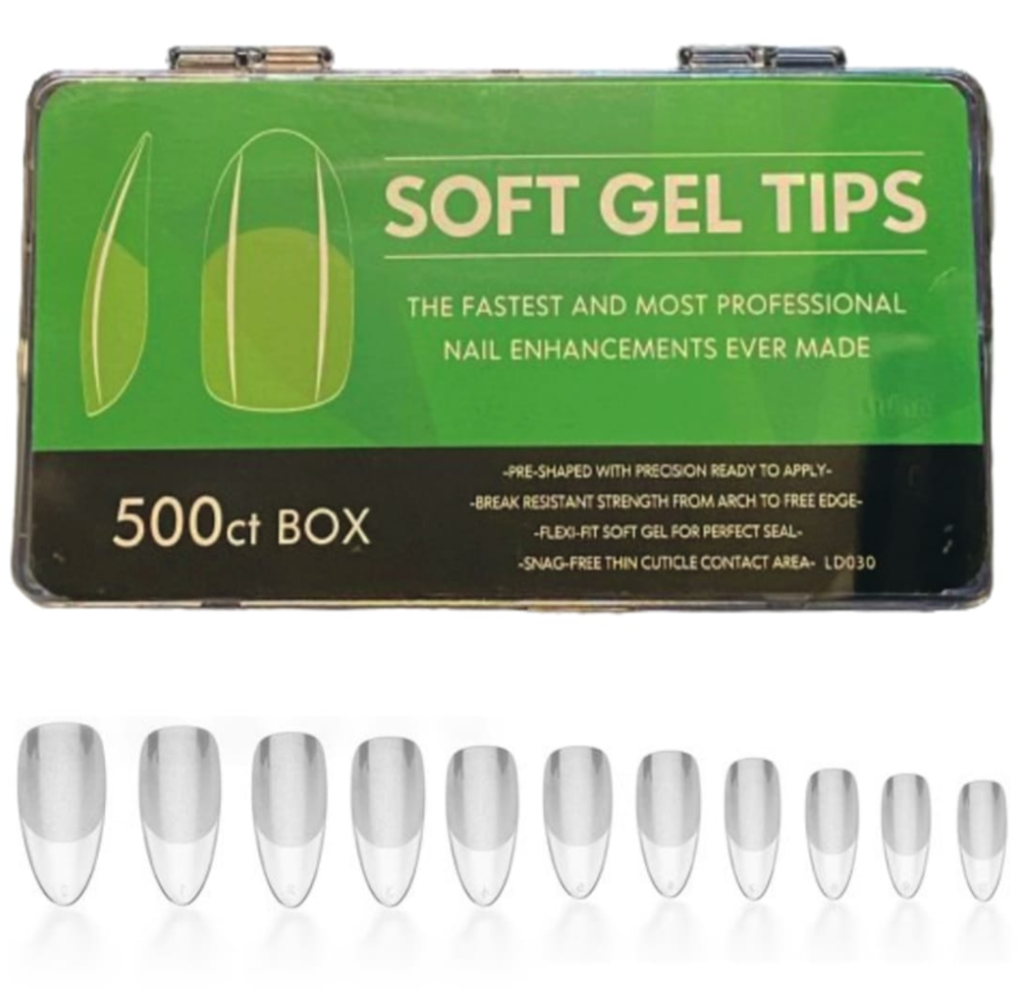 Tips Soft Gel 500 y 550 unidades
