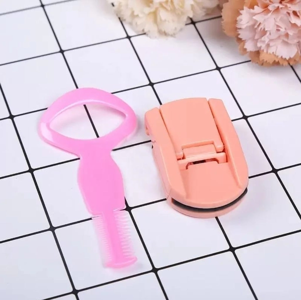 Kit rizador de pestañas 3 en 1 + perfilador de cejas