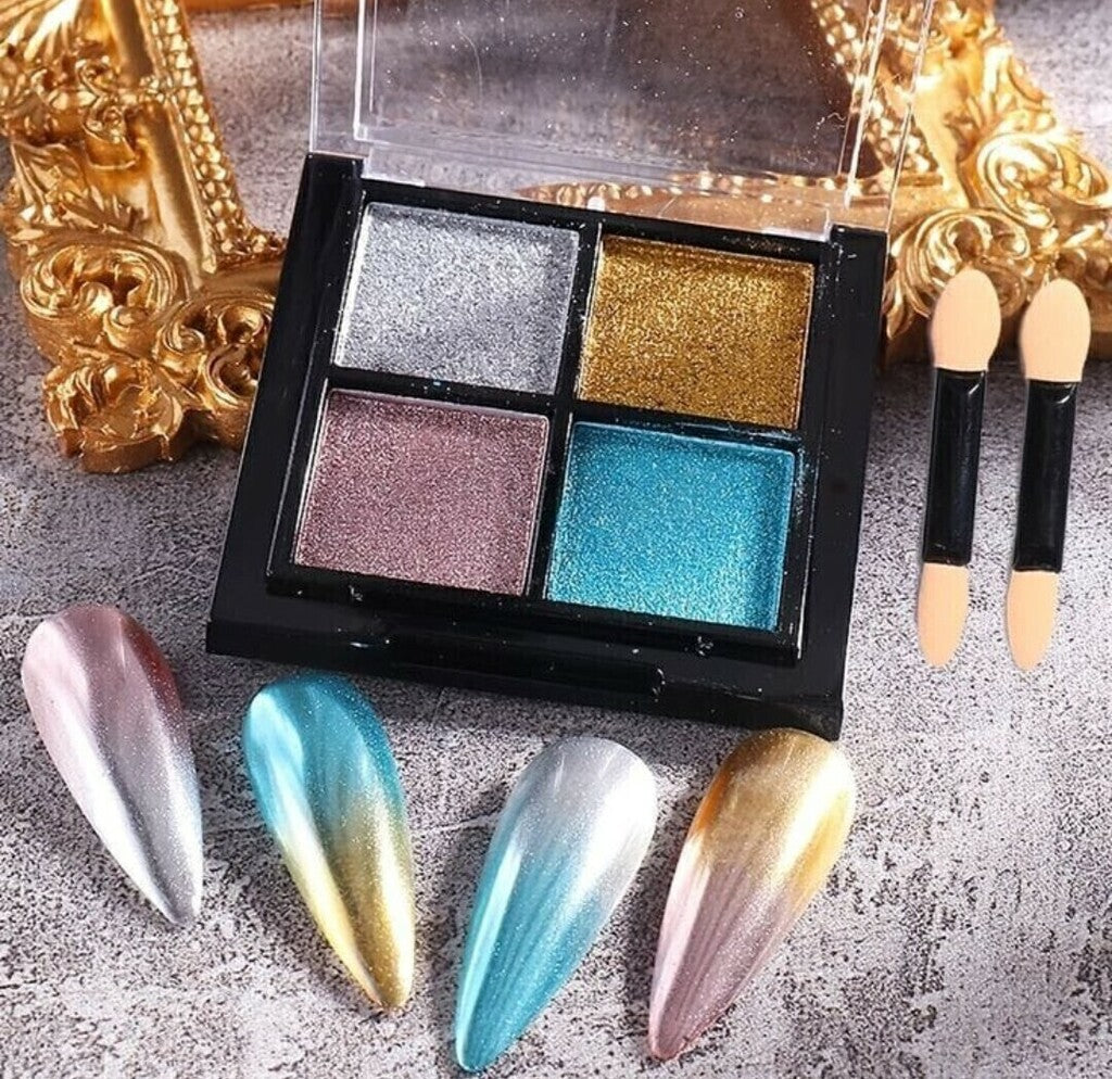 Paletas de 4 Efecto espejo Chrome Cromado