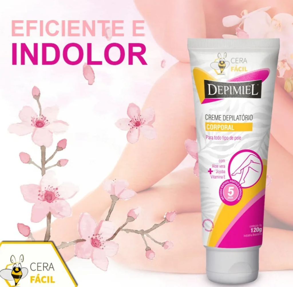 Crema depilatoria corporal