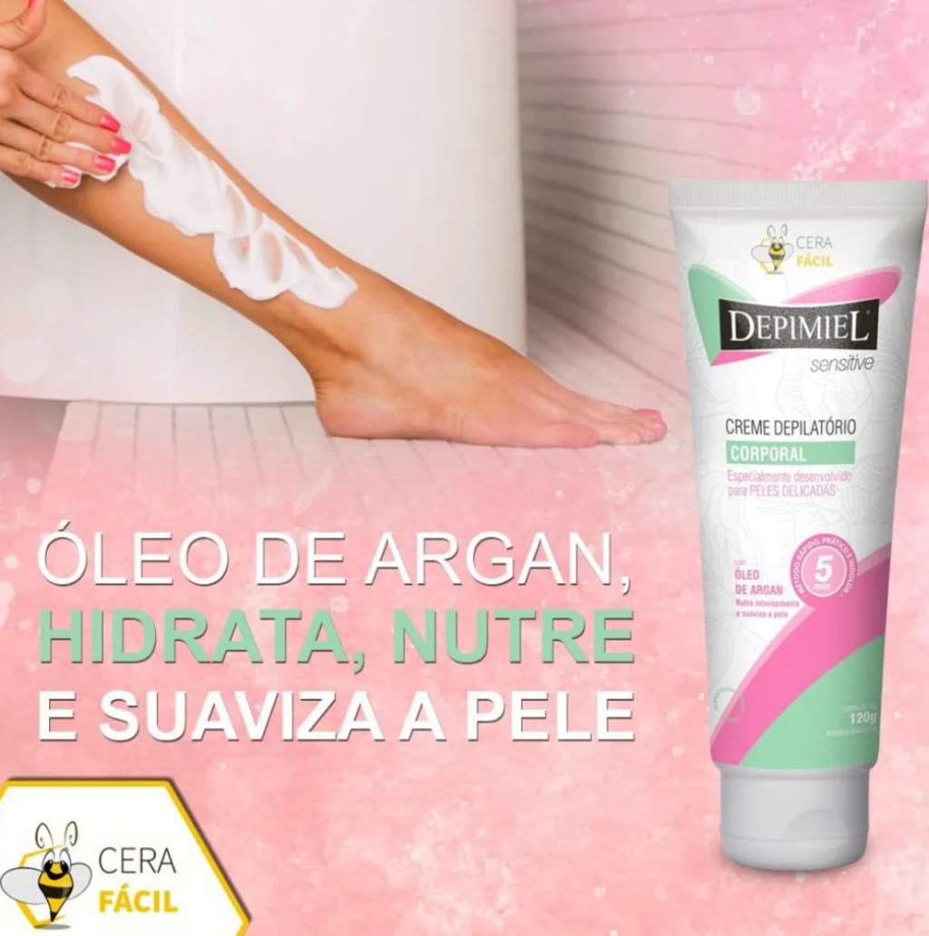 Crema depilatoria corporal