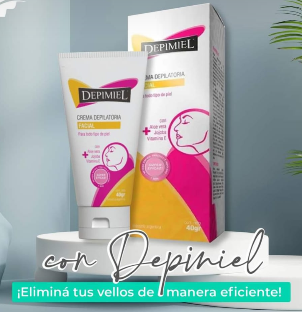 Crema depilatoria facial