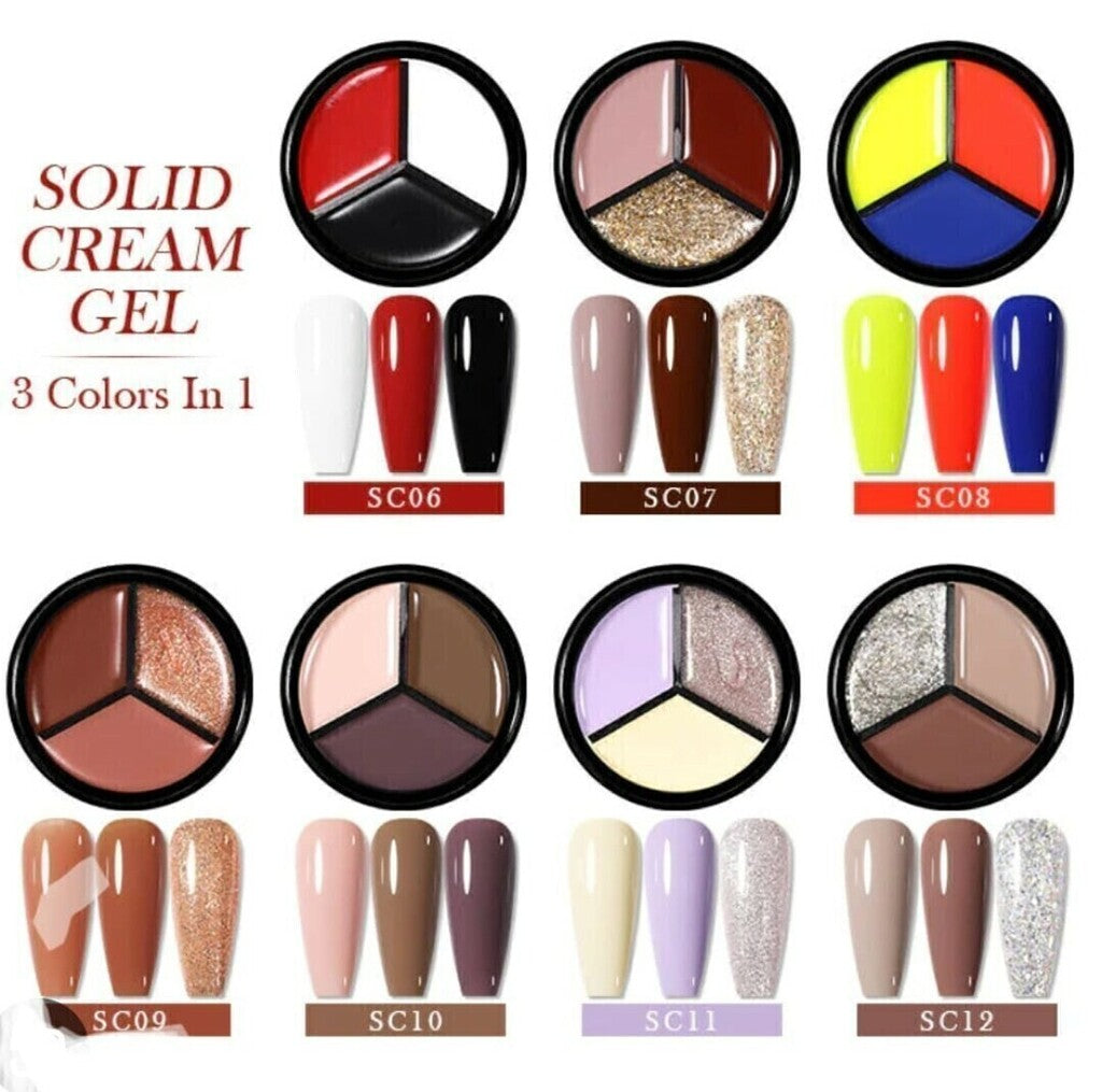 Esmaltes en gel 3 colores Charm limit