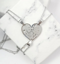 3 collares Mejores amigos por siempre acero quirúrgico