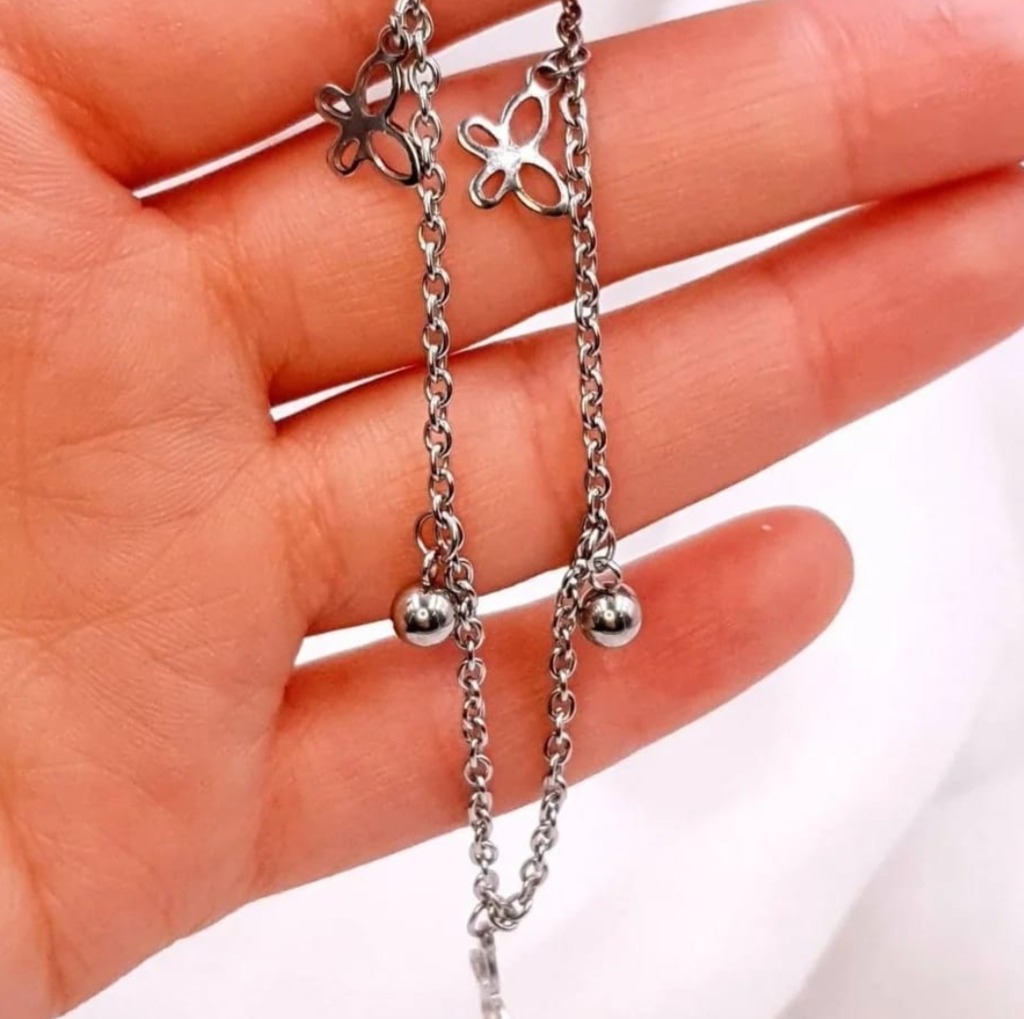 Pulseras y tobilleras acero quirúrgico