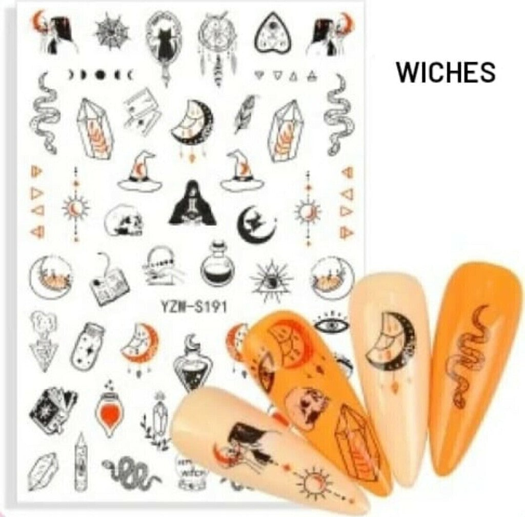 Stickers para uñas al agua