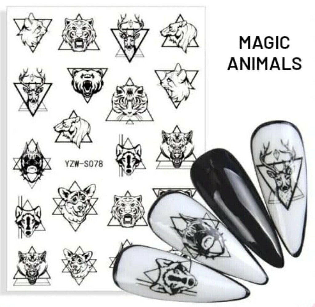 Stickers para uñas al agua