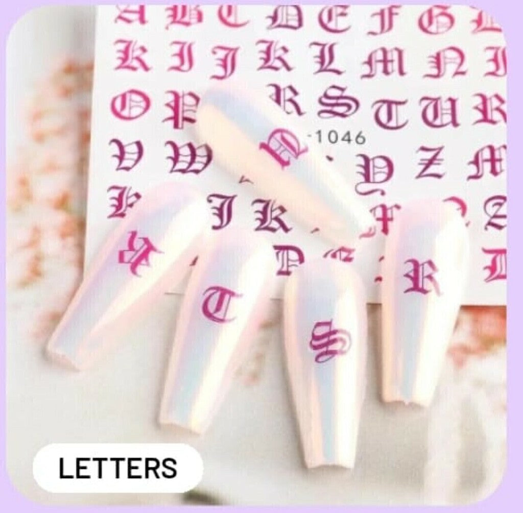 Stickers para uñas al agua