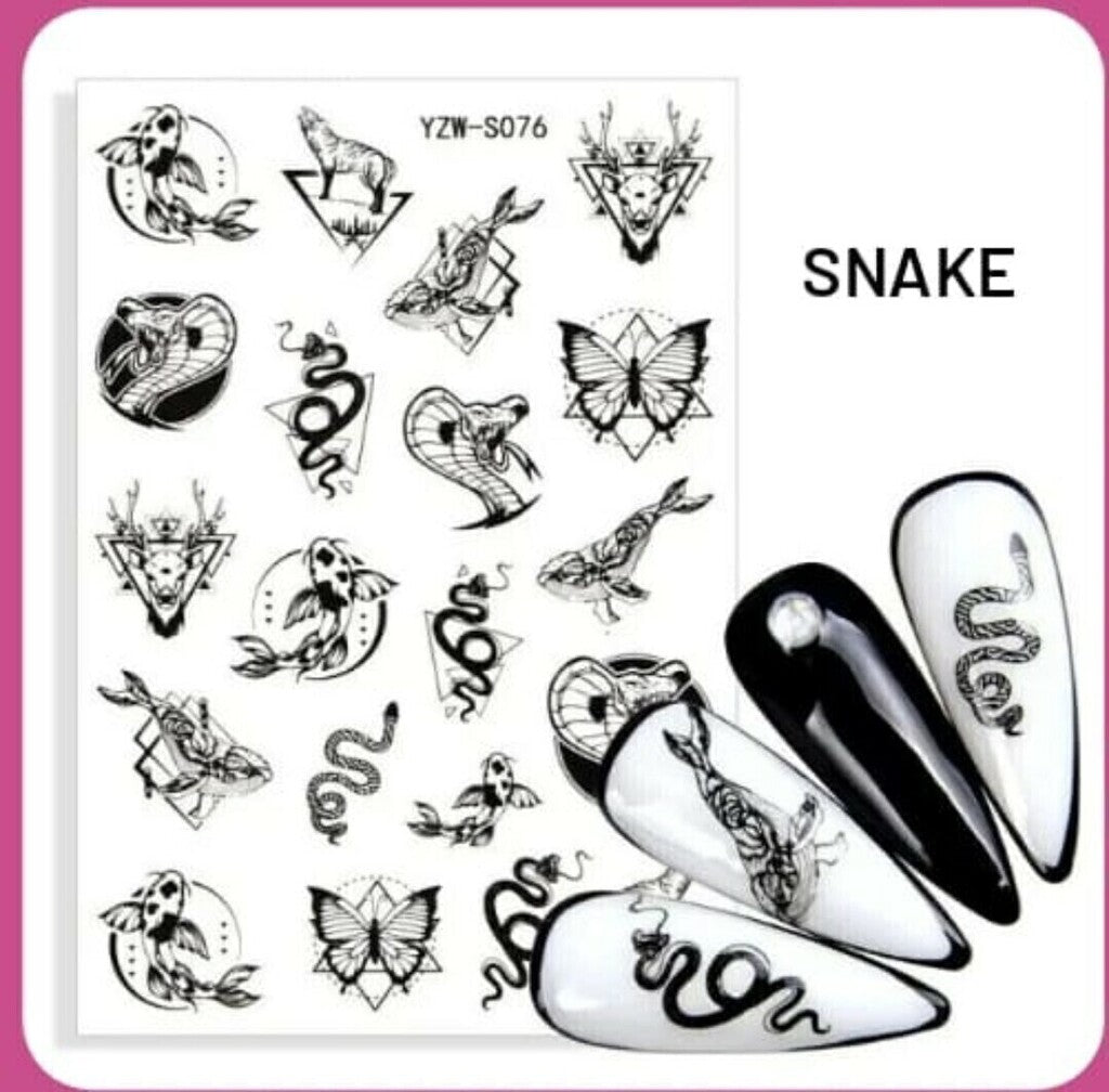 Stickers para uñas al agua