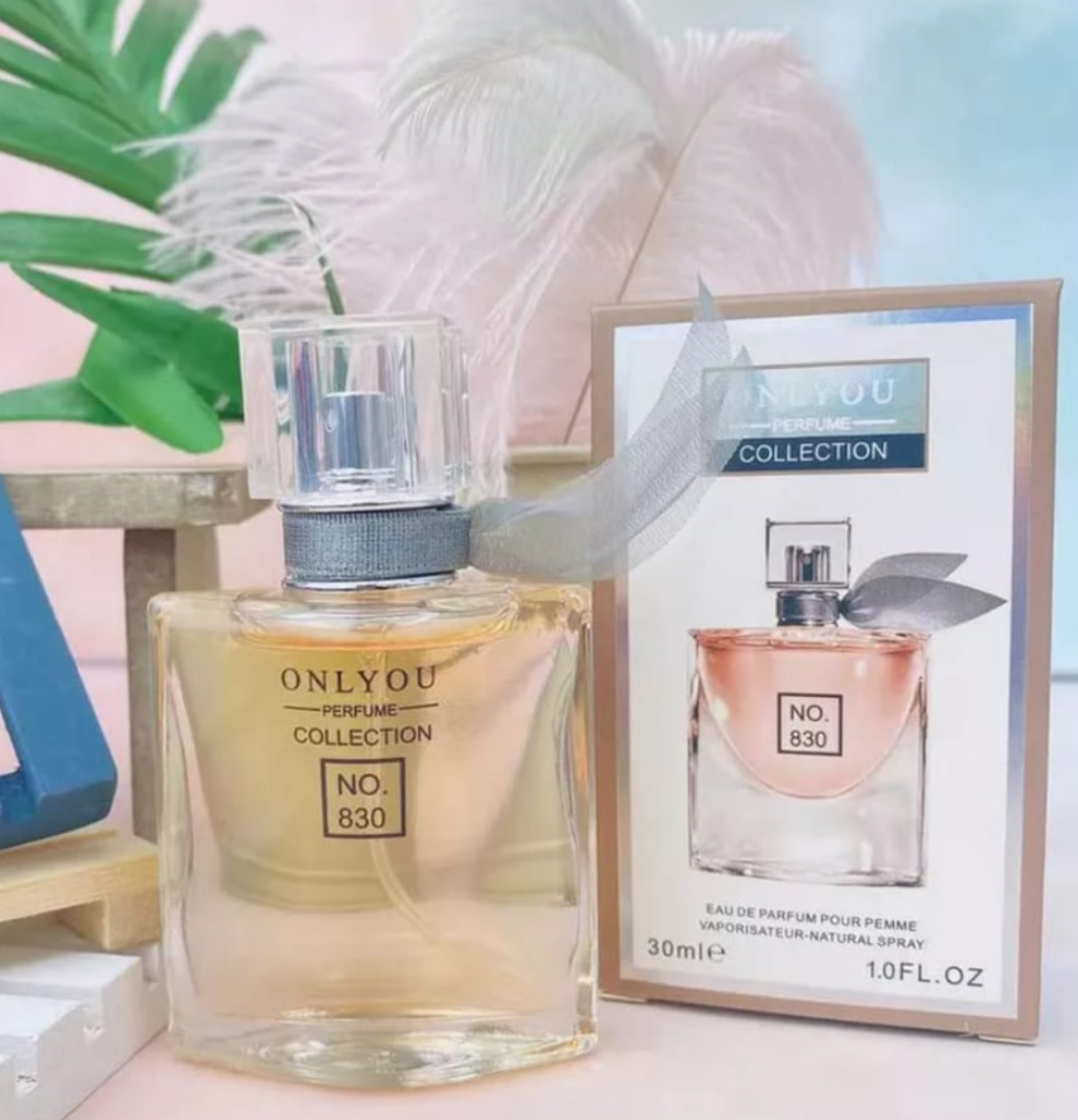 Perfumes La vida es bella Only You #830 y #839