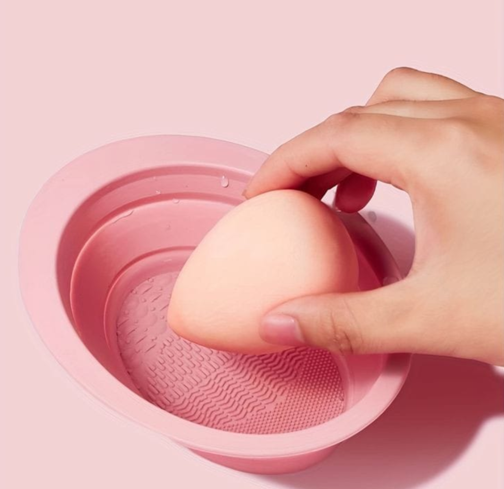 Limpiador de brochas y esponjas silicona