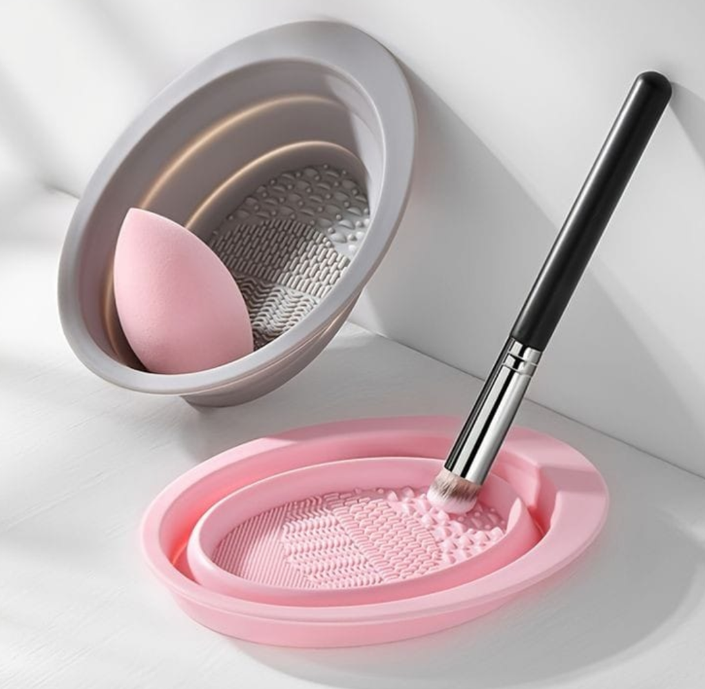 Limpiador de brochas y esponjas silicona