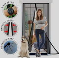 Cortina mosquitero con cierre 210x100cm