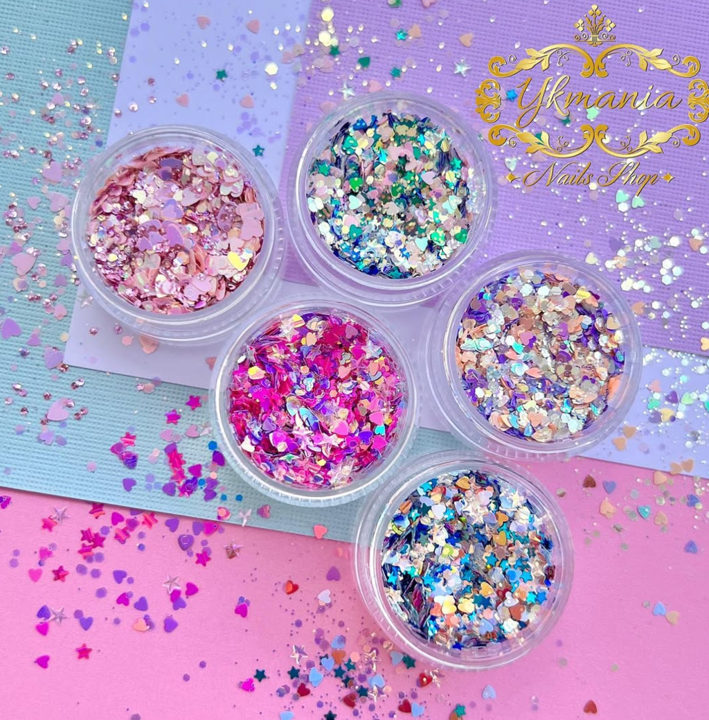 Decoraciones glitters